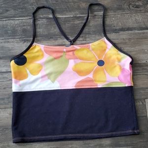 Catalina Ocean Gear Chambray & Floral Tankini Top